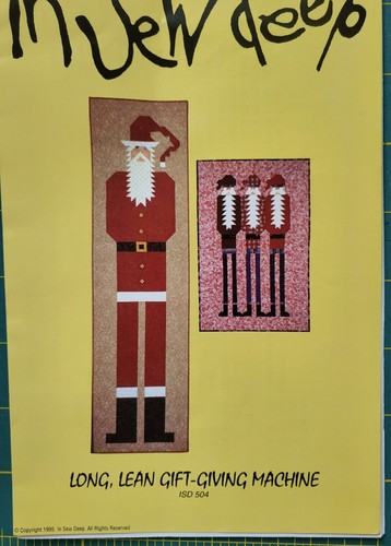 Sew deep long lean gift - in,