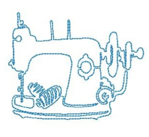 Vintage sewing machine line - vintage,