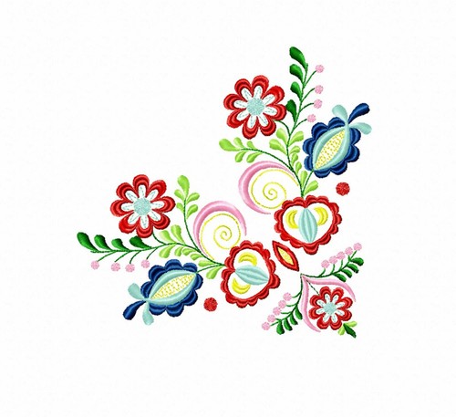 Machine embroidery design