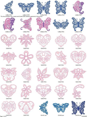 326 lace cutwork - cutwork, hearts
